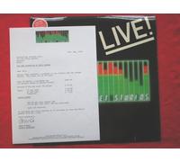 Basing Street Studios - Basing Street Studios Live 12" Basing Street 12BSS81 EX/EX 1981 cardboard 12 inch sample, with studio ratecard