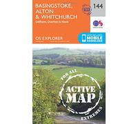 Basingstoke, Alton & Whitchurch Map | Weatherproof | Odiham, Overton & Hook | Ordnance Survey | OS Explorer Active Map 144 | England | Walks | Hiking | Maps | Adventure