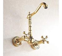 Basinsink Single Hole Cold Heatbasin Water-Tap,Basin Faucets Polished Mixer Tap Wall Mounted Faucet/All/A, Slzmnx, Large,