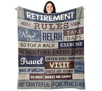 Basiole Retirement Gifts for Men, Best Retirement Gifts for Women, Funny Retirement Blanket, Retired Gifts for Men, Farewell Gifts for Coworkers, Gift Retirement Ideas Throw Blankets 50"X60"