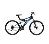Basis 1 Full Suspension Mountain Bike 26in Wheel 18 Speed in Blue Basis Blue