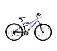 Basis 2 Full Suspension Mountain Bike 26" Wheel 18 Speed - White/purple