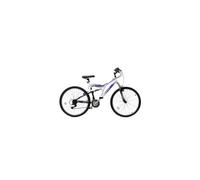Basis 2 Full Suspension Mountain Bike 26" Wheel 18 Speed - White/Purple