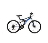 Basis Bikes 1 Full Suspension Mountain Bike 26" Wheel - 18 Speed - Black/Blue