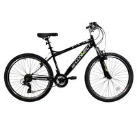 Basis Connect Adult's Hardtail Mountain Bike, 26In Wheel - Black/Green
