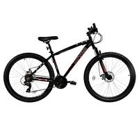 Basis El Toro Men's Hardtail MTB, 27.5In - Black/Red