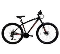 Basis El Toro Mens Hardtail Mountain Bike, 27.5In Wheel, 19in Frame - Black/Red