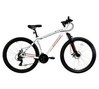 Basis El Toro Mens Hardtail Mountain Bike, 27.5In Wheel, 19in Frame - White/Red