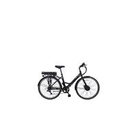 Basis Hybrid Full Size Folding Electric Bike, 700c Wheel, 9.6Ah in Black Basis Black