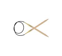 KnitPro KP35347 100 cm x 10 mm Basix Fixed Circular Needles, Birch Beige