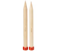 BASIX SP 40X35 - Jumbo Birch: Knitting Pins: Single-Ended: 40cm x 35.00mm - KnitPro Groves & Thames Multi One Size