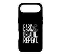 Bask Breathe Repeat Funny Reptile Lizard Case for iPhone Air