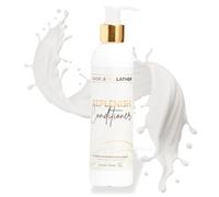 BASK & LATHER Answering Conditioner - Deep Hydration, Natural Formula For Elasticity And Districation, Silicone-Free, Paraben-Free, Safe For Dyed Hair, 8 Oz (237 ml)