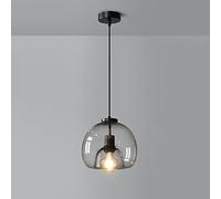 Baska Nordic Pendant Lighting with Handblown Glass Shade, Creative Kitchen Island Hanging Chandelier Light Fixture E27 Simple Drop Ceiling Lamps for Bedroom Living Room Bar