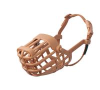 Baskerville Classic Basket Muzzle - Dog can Pant and Drink, Prevents Biting and Food Waste Scavenging, Strong TPR, Ideal for Longer Nosed Do