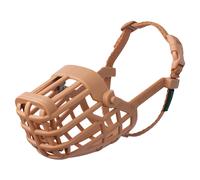 Baskerville Classic Basket Muzzle - Dog can Pant and Drink, Prevents Biting and Food Waste Scavenging, Strong TPR, Ideal for Longer Nosed Dogs, Breathable Dog Training Muzzle for Small Dogs (Size 2)