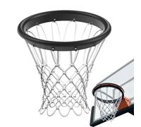 Basket Basketball Net - Twisted Cord Design with Heavy Thread, Lacing on the Edge of Hanging Basket, Shock Absorption Function, Hardware Component for Sports Field | Nets for Playground Aena