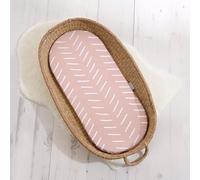 Basket Changing Mat - Castaway (Dusty Pink)