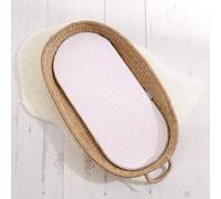 Basket Changing Mat - Melbourne (Powder Pink)