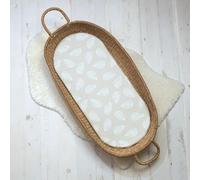 Basket Changing Mat - Palm Bay (Greige)