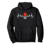 Basket Coeur Ballon Joueur de Basket Basketteur Basketball Pullover Hoodie