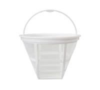 Basket Coffee Filter - Washable Mesh Strainer, Handle Filter for 6 to 8 Cups, Reusable Brewing Tool, Home, Cafe, Kitchen, Tea | Basket, Coffee Filter, Drinks, Restaurant, Java Brewing Accessories