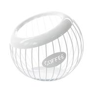 Basket for Coffee Pods, of the Worktop, Large Capacity Holder, Iron Container, Decorative Stand, Multi-Purpose Desktop Rack with Durable Design for Kitchen Fruits, Snack Arrangement