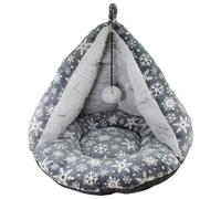 Nobby Comfort Tent Xmas Gray Ø 46x37cm For Dogs, Washable, Soft Plush