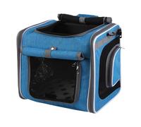 Basket for Dogs, Carrier - Comfortable Adjustable Backpack with Ventilation and Safe for Use in Bike Car Trainer Walking Trekking and Hiking