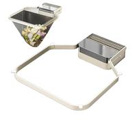 Basket for Sink Filter | Strainer A, Capture Leftovers with 100 Mesh Filter Bags - for Disposal of Food Waste Garbage Collection