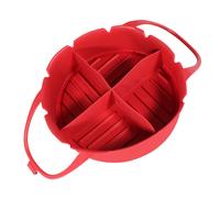 Basket Liner for COSORI 3.5 3.8 4.7 5.5 L Air Fryer Silcone Non-Stick Mat Red