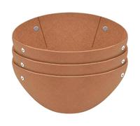 Basket Liners for Plants, 3-Piece Felt Pot Inserts for Hanging Baskets, Durable and Breathable Liners for Indoor or Outdoor Gardening, Window, Courtyard, Backyard, and Decorative Plant Displays