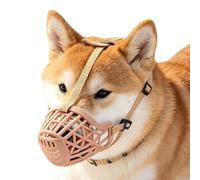 Basket Muzzle for Dogs Breathable Anti Barking Biting Muzzle