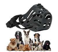 Basket Muzzle for Dogs - Silicone Mouth Guard Prevent Chewing | Soft Grooming Muzzle - for Behavior Modification Park Daily Walk Public Places