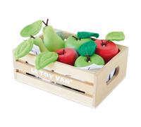 Basket of apples and pears from the market Multicoloured one size