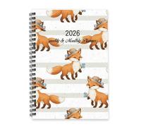 Basket Of Blue Flowers 2026 Notebook A5 To Do List Notebook Personal Diary Diary 2026 Mens 2026-2027 Planner for Academic Week To View Monthly Year Planner with Dotted Line Note Page Slim