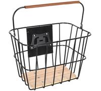 Basket Oxford Alloy Front Cycle Templeton QR Basket Brown With Mount/Bracket