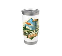 Basket Run Ready Disc Golf Course Stainless Steel Insulated Tumbler