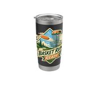 Basket Run Ready Disc Golf Course Stainless Steel Insulated Tumbler