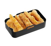 Basket Silicone Mat Air - 32x20x9cm Square Liners, Non-Stick Accessories Baking, Tray Pot Reusable for Baking Roasting | Oven Cooking Kitchen Heat Resistant Easy Clean Dishwasher Safe Food Grade