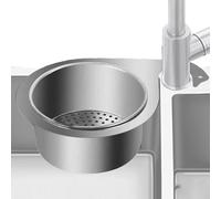 Basket Swan Drain Rack - Stainless Steel Swan Kitchen Corner Sink Filter - Swan Water Filter Basket Hanging Drain Rack - Kitchen Sink Filter Rack - Multifunctional Kitchen Waste Drain Basket