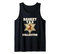 Basket Tax Collector Easter Egg Hunt Funny Parent Tank Top