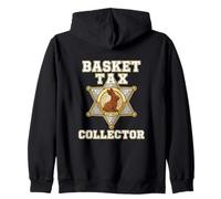 Basket Tax Collector Easter Egg Hunt Funny Parent Zip Hoodie