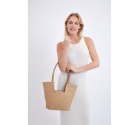 Basket Tote Beach Bag My Accessories London Brown One Size