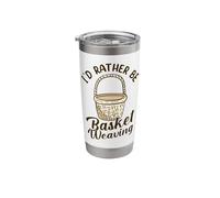 Basket Weaving Basket Maker Master of Woven Art Stainless Steel Insulated Tumbler