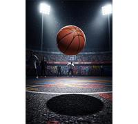 Basketball 1000 Piece Jigsaw Puzzles for Adults, Colourful, Challenging & Brainteasing Adult puzzles 1000 Pieces Gymnasium, Fun jigsaws for The Whole Family 30x20 inch