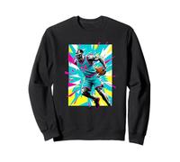 BASKETBALL 24 BEHIND THE BACK IN BRIGHT SUMMER COLORS COMIC Sweatshirt