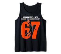 Basketball 67 Meme How Many Days Practicing Humor Player Tank Top