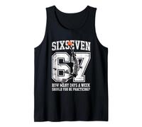 Basketball 67 Meme How Many Days Practicing Humor Player Tank Top