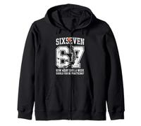 Basketball 67 Meme How Many Days Practicing Humor Player Zip Hoodie